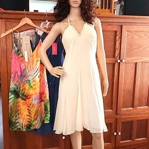 NWT Bel Knee Bejeweled BCBG Maxazria Dress Size 8 $280